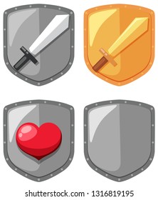 Schwert-Schild-Spiel-Illustration