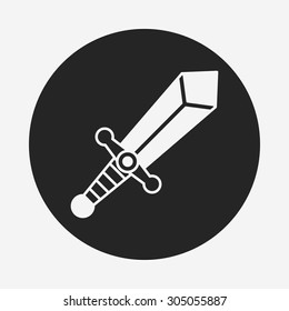 Sword and shield icon