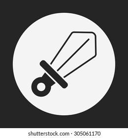 Sword and shield icon