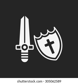 Sword And Shield Icon