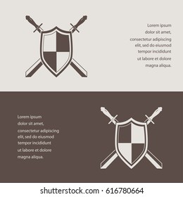 Sword and shield icon