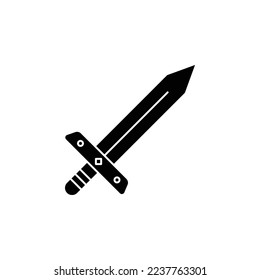 the sword and shield icon is suitable for your web, apk or project with a medieval theme