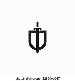 sword and shield Logo
