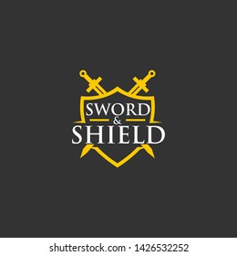 Sword and shield Logo Modern Template
