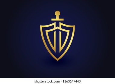 sword and shield warrior empire logo