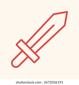 Sword símbolo artwork moda vetor útil ilustração design de fundo colorido justo.eps