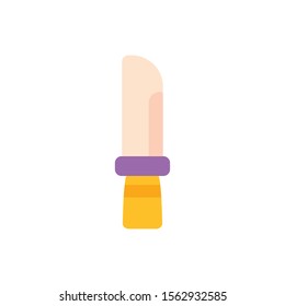 sword trick imagination mystery magic flat icon vector illustration