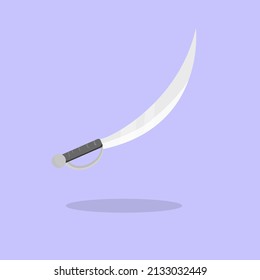 Sword vector design or logo illustration, suitable for design, pattern, etc