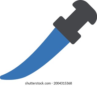 sword vector glyph colour icon
