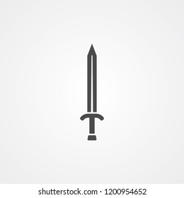 Sword vector icon sign symbol