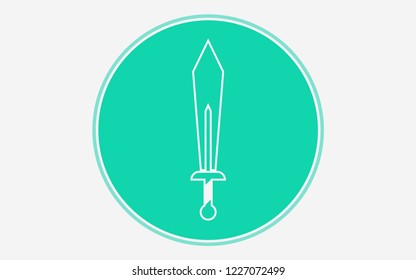 Sword vector icon sign symbol