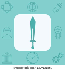 Sword vector icon sign symbol