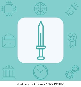 Sword vector icon sign symbol