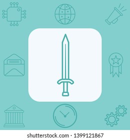 Sword vector icon sign symbol