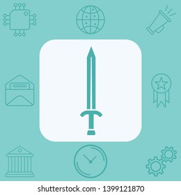 Sword vector icon sign symbol