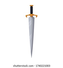 Sword vector icon.Cartoon vector icon isolated on white background sword.