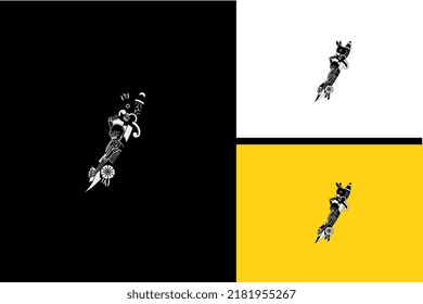 sword vector illustration black and white design