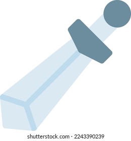 Schwert-Vektorgrafik auf transparentem Hintergrund. Hochwertige Symbole. Zeilenfarbige Vektorsymbole für Konzept und Grafikdesign. 
