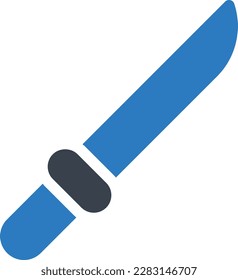 ilustración vectorial de espada en un fondo transparente.Símbolos de calidad premium.Iconos vectoriales de glifos para el concepto y el diseño gráfico.