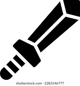 sword vector illustration on a transparent background.Premium quality symbols.Glyphs vector icons for concept and graphic design.