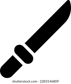 sword vector illustration on a transparent background.Premium quality symbols.Glyphs vector icons for concept and graphic design.