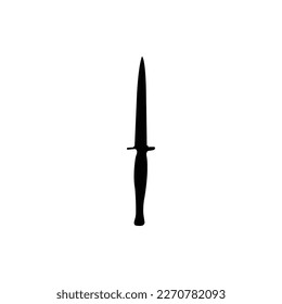 Sword weapon knife vector icon