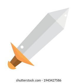 sword weapon medieval icon isolated