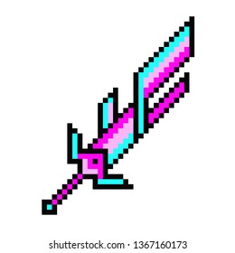 Sword weapon pixel
