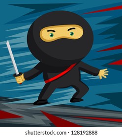 Sword Wielding Ninja ready for some action!