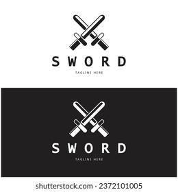 Sword with wings and king vector image