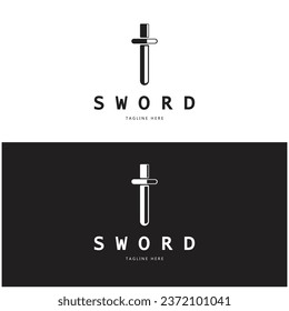 Sword with wings and king vector image