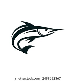 Swordfish Animal Logo Diseño de Plantilla de Ilustración vectorial