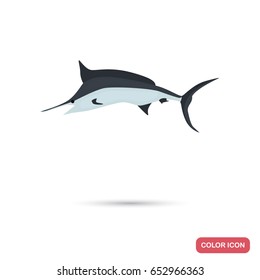 Swordfish color flat icon for web and mobile design