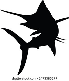 A "Swordfish icon" represents the sleek and powerful marine predator, often depicted with its distinctive long, sword-like bill.
