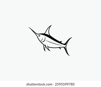 swordfish Illustration Vector Art Design