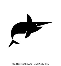 Logotipo del pez espada. Diseño de iconos. Elementos de Plantilla