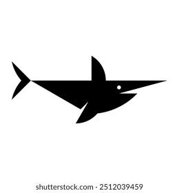 Swordfish logo. Icon design. Template elements