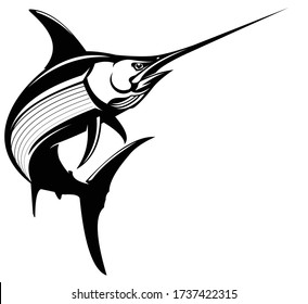 Swordfish Logo, Unique and Fresh Swordfish logo Template, Great to use as your Swordfish fishing Activity. 