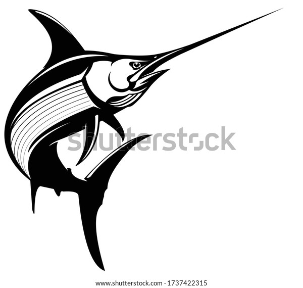 Swordfish Logo Unique Fresh Swordfish Logo Stock Vector (Royalty Free