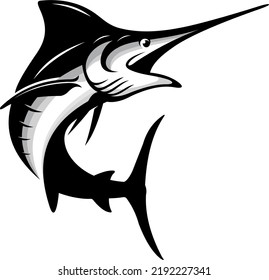 swordfish, sailfish, marlin vector for fishing logo company