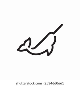 swordfish sea icon sign vector