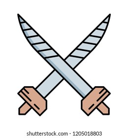 swords  battle  fight 