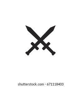 swords icon. sign design