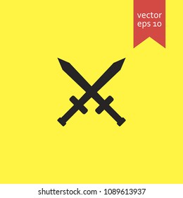 swords. swords icon. sign design. Vector EPS 10