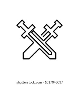 Swords Lineart Logo