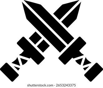 Espadas Nuevo Vector de diseño de iconos creativos