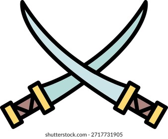 Swords New Creative Vector Icon Design