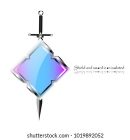 swords set. sword isolated on black and white background , Military sword  ancient weapon design, weapon silhouette. 