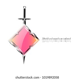 swords set. sword isolated on black and white background , Military sword  ancient weapon design, weapon silhouette. 