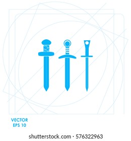 Swors  icon Vector design.
